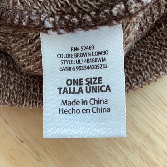 Winter (brown) Hat/Beanie, warm, soft, New. - Picture 2 of 2